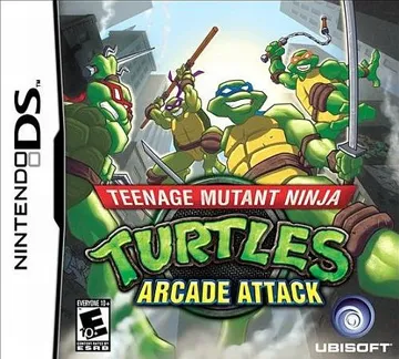 Teenage Mutant Ninja Turtles - Arcade Attack (USA) (En,Fr,Es) box cover front